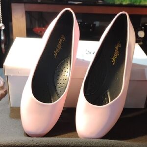 Elegant Pink Flats by Angel Steps
